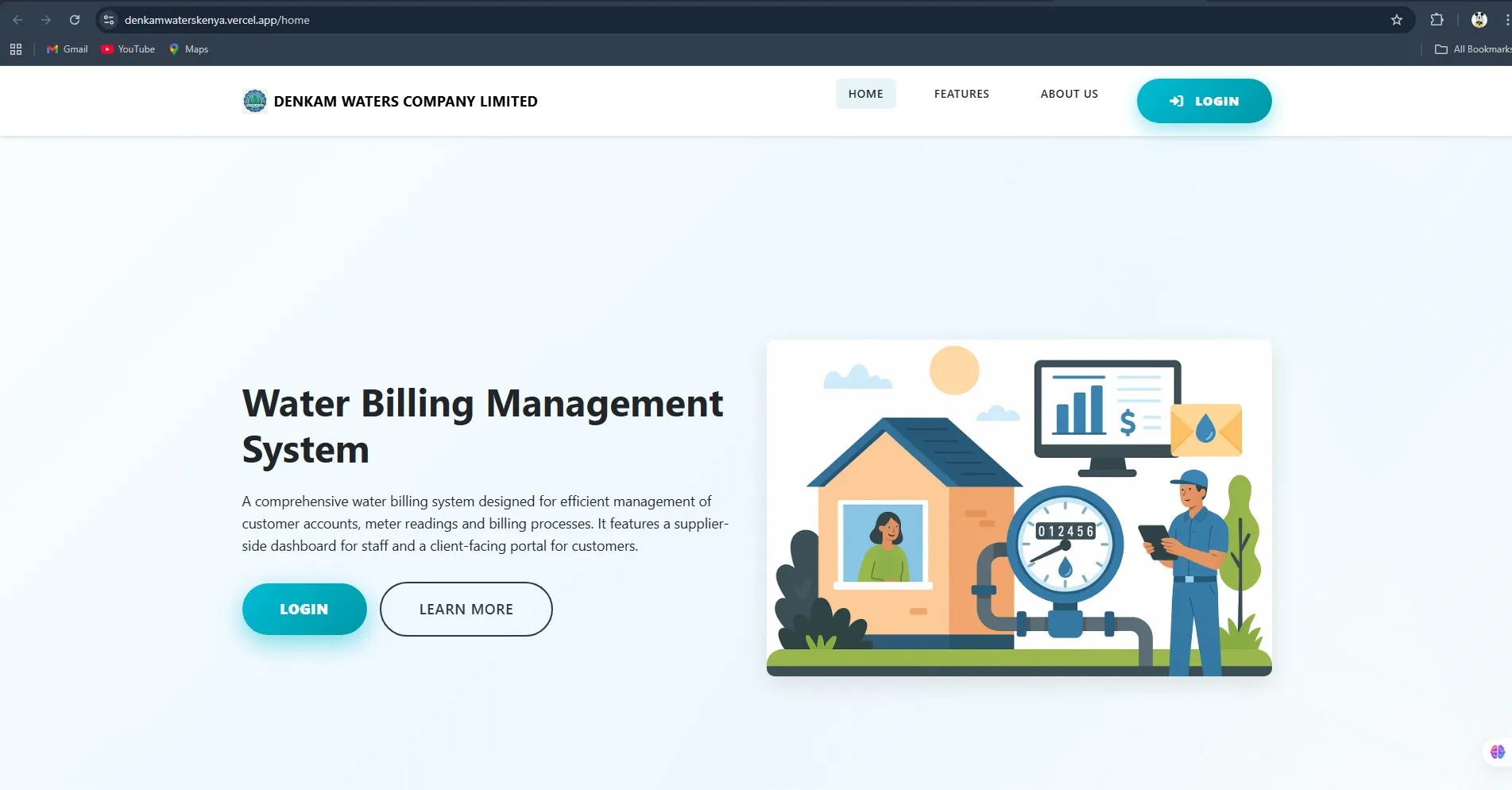 Water Billing Management System